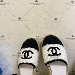 CHANEL 2022 INTERLOCKING CC LOGO ESPADRILLES G38736 - LIKE AUTH 99%