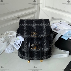 CHANEL TWEED BACKPACK AS3615 - LIKE AUTH 99%