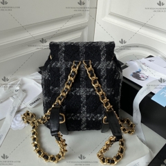 CHANEL TWEED BACKPACK AS3615 - LIKE AUTH 99%