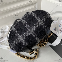 CHANEL TWEED BACKPACK AS3615 - LIKE AUTH 99%