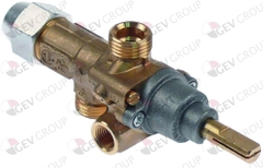 Van gas bếp âu / VALVE PEL21S, BYPASS 55 (Bertos 31273600; GEV 107581)