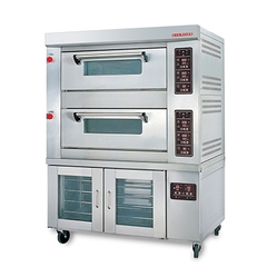 Lò nướng dùng gas 2 tầng 2 Decks Gas Baking Oven + 8 Pans Proofer BJY-2B+8PF-G