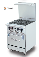 Bếp âu 4 họng có lò nướng Berjaya / Deluxe Range Oven with Open Burner  DRO 4H