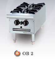 Bếp âu 2 họng Berjaya / Open Burner Table Top OB2