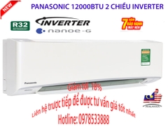 Điều hòa Panasonic 9000Btu 2 Chiều Inverter Điều hòa Panasonic 9000Btu 2 Chiều Inverter