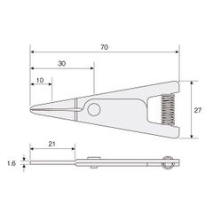 Tay kẹp tản nhiệt trợ hàn HOZAN H-73 Tay kẹp tản nhiệt trợ hàn HOZAN H-73