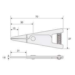 Tay kẹp tản nhiệt trợ hàn HOZAN H-73