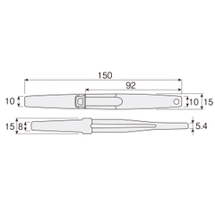 Nhíp có tay nắm chống tĩnh điện HOZAN P-845 Nhíp có tay nắm chống tĩnh điện HOZAN P-845