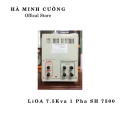 Ổn Áp LiOA 1 Pha 7.5KVA SH-7500II NEW 2020 (150-250v) - Đồng hồ điện tử