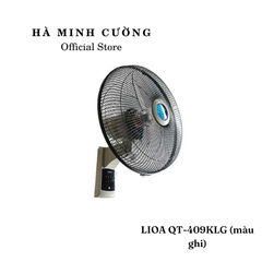Quạt Treo Tường remote LiOA QT-409K (màu xanh, màu trắng)