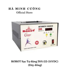 Sạc Tự Động Robot 30A (12-24VDC) - (Dây Đồng)