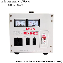 Ổn Áp LiOA 1 Pha 2KVA DRI-2000II (90-250v)