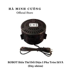 Biến Thế Đổi Điện 1 Pha Robot 1KVA Loại Tròn