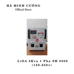 Ổn Áp LiOA 1 Pha 5KVA SH-5000II NEW 2020 (150-250v) - Đồng hồ điện tử