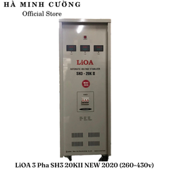 Ổn Áp LiOA 3 Pha SH3-20KII (260-430v) NEW 2020 - Đồng hồ điện tử