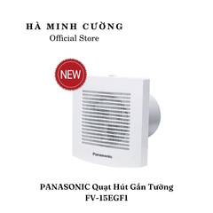 Quạt Hút Gắn Tường PANASONIC FV-15EGF1 (sử dụng cho nhà tắm, có lưới chắn côn trùng, kháng nước IPX4)