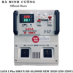 Ổn Áp LiOA 1 Pha 10KVA SH-10,000II NEW 2020 (150-250v) - Đồng hồ điện tử