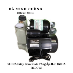 Máy bơm nước tăng áp nước nóng Shirai JLm 1500A (1500w)