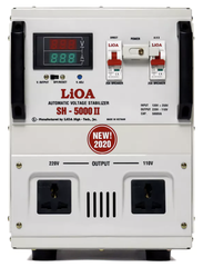 Ổn Áp LiOA 1 Pha 5KVA SH-5000II NEW 2020 (150-250v) - Đồng hồ điện tử