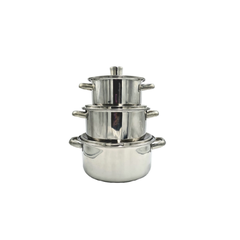 Bộ nồi Supor inox 430 Easycook size 16/20/24cm - H20212-T1