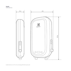 Máy nước nóng trực tiếp Electrolux EWE451SB-G6
