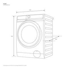 Máy giặt 10kg Electrolux EWF1043R7WC