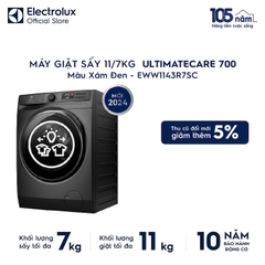 Máy giặt kết hợp sấy 11/7kg Electrolux EWW1143R7SC