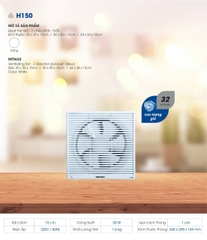 Quạt Hút Tường SENKO H150