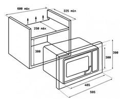 Lò Vi Sóng Kết Hợp Nướng Teka MS 620 BIS