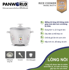 NỒI CƠM ĐIỆN PANWORLD 1L MC3710