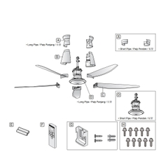 Quạt Trần 5 Cánh F-60FEN Panasonic | Mới 2023 Có Nanoe-X, Econavi