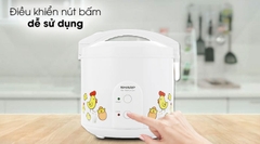 Nồi Cơm Điện Nắp Gài Sharp 1.8 Lít KS-183TJV-CH