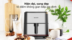 Nồi Chiên Không Dầu Sharp KF-AF70EV-ST 5.5 Lít