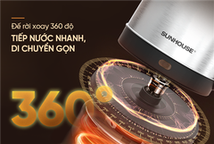 Ấm Siêu Tốc Inox 1.8L Sunhouse SHD1182GT
