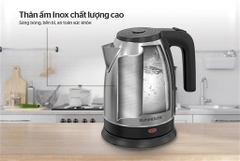 Ấm Siêu Tốc Inox 1.8L Sunhouse SHD1183