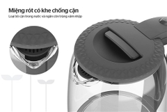 Ấm Siêu Tốc Thủy Tinh Sunhouse SHD1215B