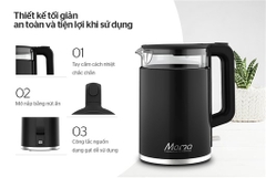 Ấm Siêu Tốc Thủy Tinh 1.7L Sunhouse Mama SHD1330