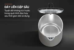 Ấm Siêu Tốc Inox 2 Lớp 2L Sunhouse SHD1396