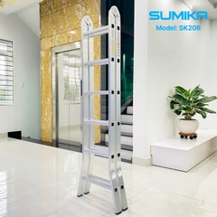 Thang Nhôm Gấp Chữ A Sumika SK206