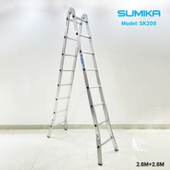 Thang Nhôm Gấp Chữ A Sumika SK208