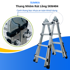 Thang Nhôm Rút Lồng Sumika SKM404A