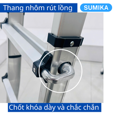 Thang Nhôm Rút Lồng Sumika SKM404A