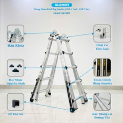 Thang Nhôm Rút Lồng Sumika SKM405