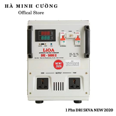 Ổn Áp LiOA 1 Pha 5KVA DRI-5000II NEW 2020 (90-250v) - Đồng hồ điện tử