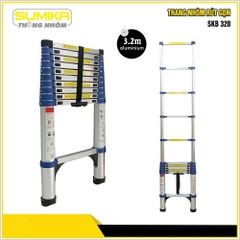 Thang Nhôm Rút Đơn Đai Xanh Sumika SKB320