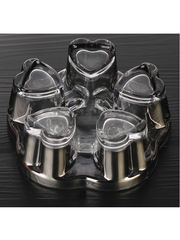 Bộ ấm chén thủy tinh Zeno SET47