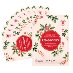 Bộ 10 miếng đắp Mặt nạ Tinh chất Sâm Cao cấp – DABO I NEED NATURE RED GINSENG