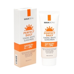 Kem chống nắng Dưỡng trắng da Nâng Tone MAXBEAU Toning White Sunscreen