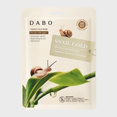 Bộ 10 miếng Đắp mặt nạ Dabo Mask Pack Snail Gold