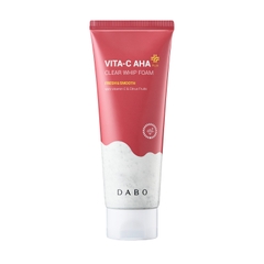 Sữa rửa mặt sáng da, sạch sâu DABO Vitamin C - AHA Clear Whip Foam